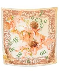 Vivienne Westwood - Cherub-Print Square-Shape Scarf - Lyst