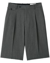 Tonywack - Frayed-Hem Tailored Shorts - Lyst
