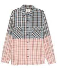 ERCOLE STUDIO - Patterned Flannel Overshirt - Lyst
