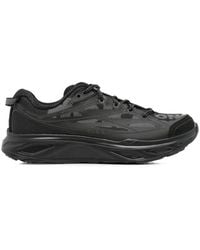 Hoka One One - Logo-Print Panelled Sneakers - Lyst