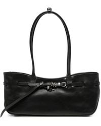 Marge Sherwood - Buckle-Detail Leather Shoulder Bag - Lyst