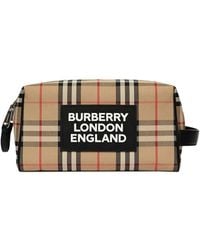 Burberry Vintage Check Travel Pouch - Multicolour
