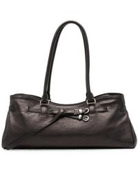 Marge Sherwood - Grandma Used Belt-Detail Leather Shoulder Bag - Lyst