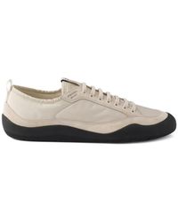 Prada - Speedrock Re-Nylon And Suede Sneakers - Lyst