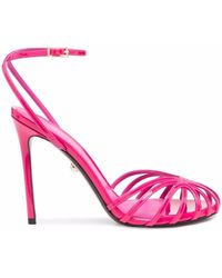 ALEVI Strappy Closed Toe Sandals - Pink