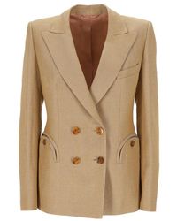 Blazé Milano - Blazé Milano Neutrals Jackets - Lyst