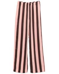 Stine Goya - Striped Wide-Leg Trousers - Lyst