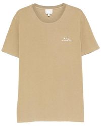 A.P.C. - A. P.C. Rue Madame Logo-Print T-Shirt - Lyst