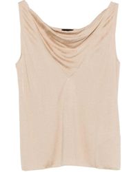 Giorgio Armani - Tops Neutral - Lyst