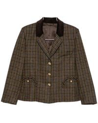 Blazé Milano - Check-Pattern Jacket - Lyst