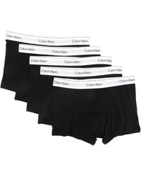 Calvin Klein - Logo-Waistband Boxers (Set Of Five) - Lyst