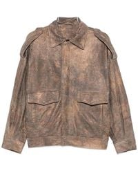 Giorgio Brato - Distressed-Effect Epaulette Jacket - Lyst