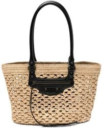 Balenciaga - Neutrals Tote Bags - Lyst