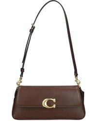 COACH - Jet Leather Shoulder Bag - Lyst
