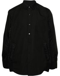 Sacai - Classic-Collar Poplin Shirt - Lyst