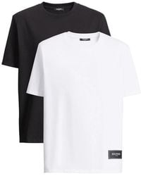 Balmain - Logo-Patch T-Shirts (Set Of Two) - Lyst
