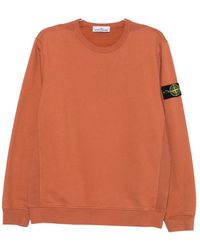 Stone Island - Compass Patch Crew-Neck Sweater - Lyst