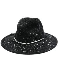 Yesey - Splatter-Print Fedora Hat - Lyst