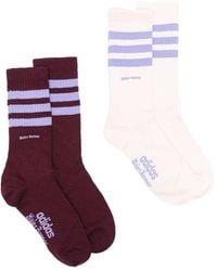 Adidas by Wales Bonner - X Wales Bonner 3-Stripes Socks (Pack Of Two) - Lyst