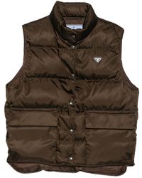 Prada - Re-Nylon Quilted Gilet - Lyst