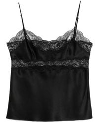 Nili Lotan - Top With Lace Detail - Lyst