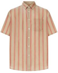 Saint Laurent - Neutrals Shirts - Lyst