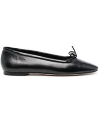 Aeyde - Delfina Leather Ballerina Shoes - Lyst