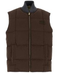 Miu Miu - Gabardine Down Vest - Lyst