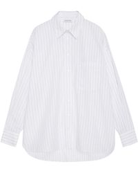 Anine Bing - Chrissy Striped Cotton Shirt - Lyst
