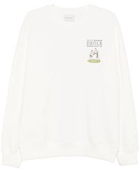 Drole de Monsieur - Drôle Boxers Graphic-Print Sweatshirt - Lyst