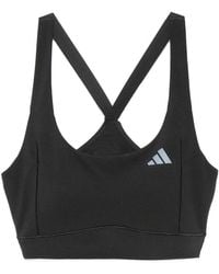 Adidas X Entire Studios - X Entire Studios Logo-Print Racerback Sports Bra - Lyst
