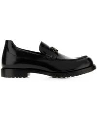 Balenciaga - Logo-Plaque Loafers - Lyst