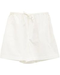 Baserange - Kolla Drawstring Cotton Shorts - Lyst