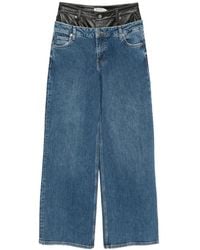 Jonathan Simkhai - Layered-Waistband Jeans - Lyst
