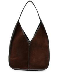 Hereu - Calella Suede Shoulder Bag - Lyst