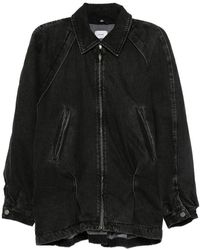 Haikure - Zip-Front Denim Jacket - Lyst