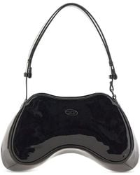DIESEL - Patent Tote Bag - Lyst