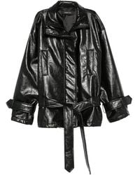 FEDERICA TOSI - Belted Zip-Up Jacket - Lyst