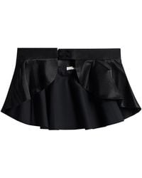 BITE STUDIOS - Ruffled Satin Belt - Lyst