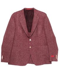 Isaia - Jackets Red - Lyst