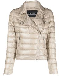 Herno - Quilted Zip-Up Jacket - Lyst