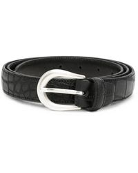 Eraldo - Crocodile-Effect Buckle Belt - Lyst