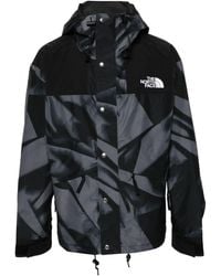 The North Face - Logo-Print Hooded Jacket - Lyst