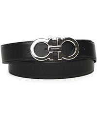 Ferragamo - Gancini Leather Belt - Lyst