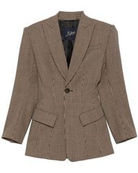 The Seafarer - Houndstooth-Pattern Single-Breasted Blazer - Lyst
