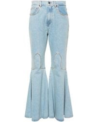 GIUSEPPE DI MORABITO - Crystal-Embellished Flared Jeans - Lyst