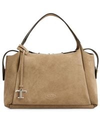 Tod's - Neutrals Tote Bags - Lyst