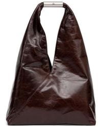 MM6 by Maison Margiela - Japanese Calf Leather Tote Bag - Lyst