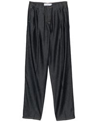 IRO - Pleated Wide-Leg Jeans - Lyst