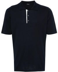 Kiton - Fine-Ribbed Cotton Polo Shirt - Lyst